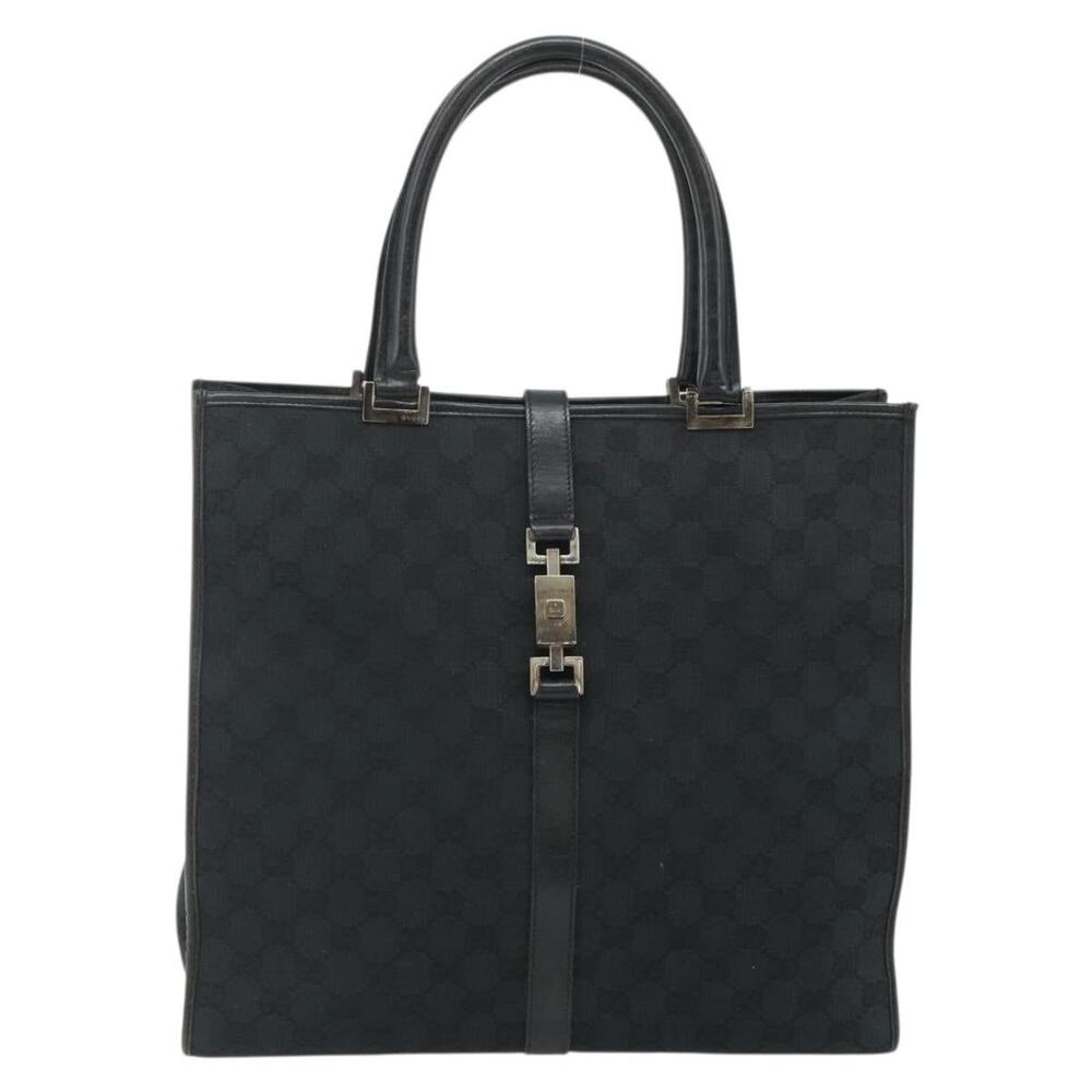 Gucci GG Canvas Jackie Tote Bag Black